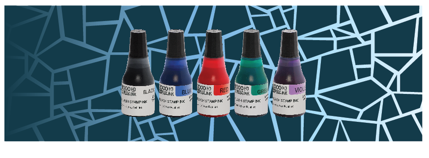 White Mark II Stamp Ink For Stamping Non-Porous Surfaces - 2 oz